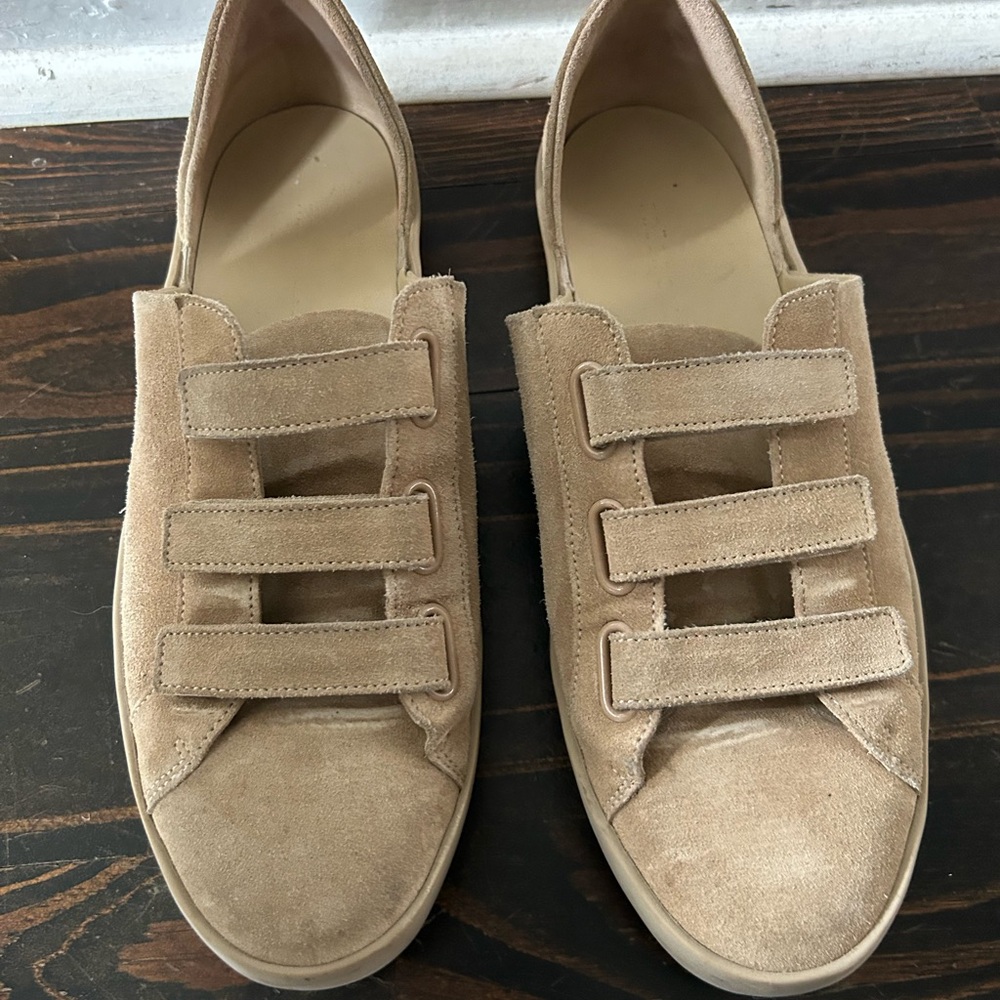 Freda Salvador LIBBY D'ORSAY SNEAKER Tan Suede